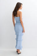 knitted dress - Mid grey mel