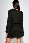 Lace loose dress - Noir