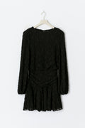 Lace loose dress - Noir