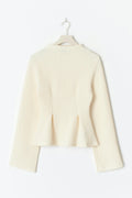 Peplum top - Creme