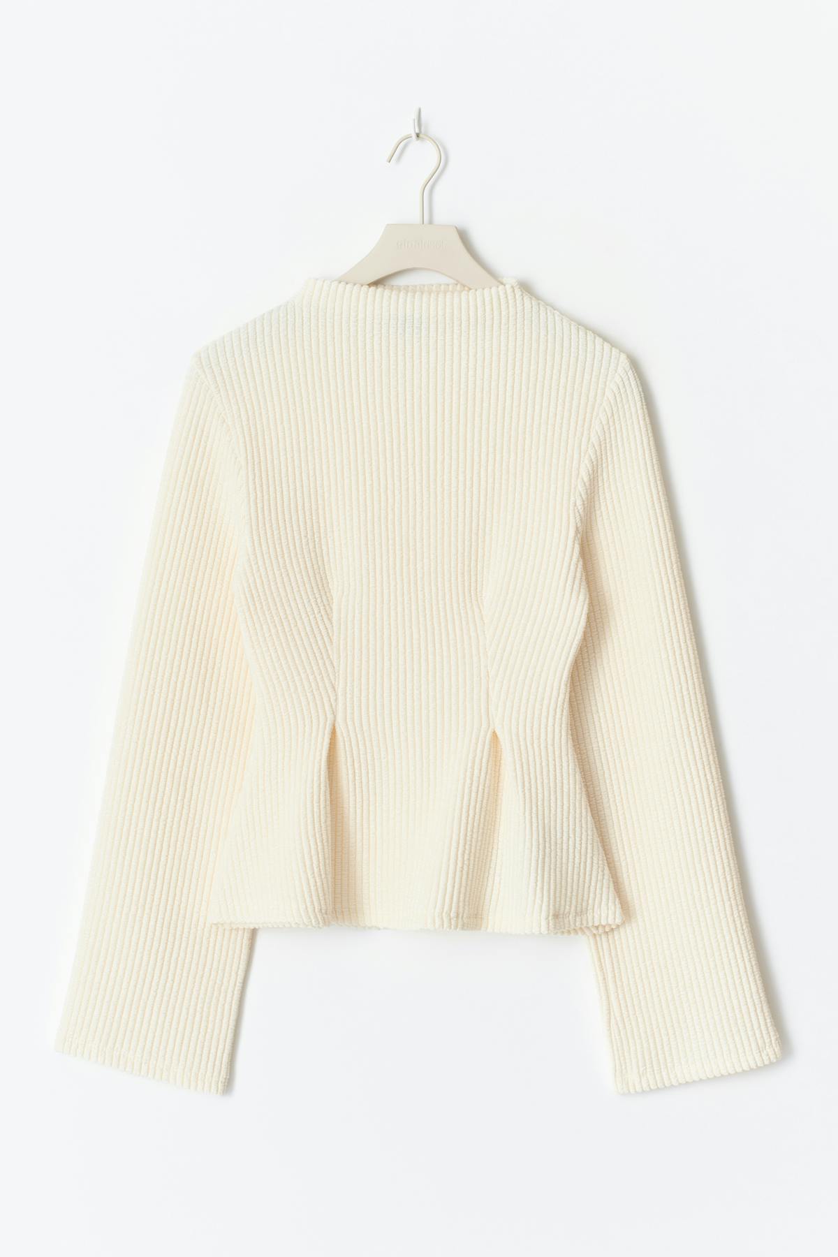 Peplum top - Creme