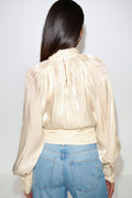 Boho blouse - Blue flower