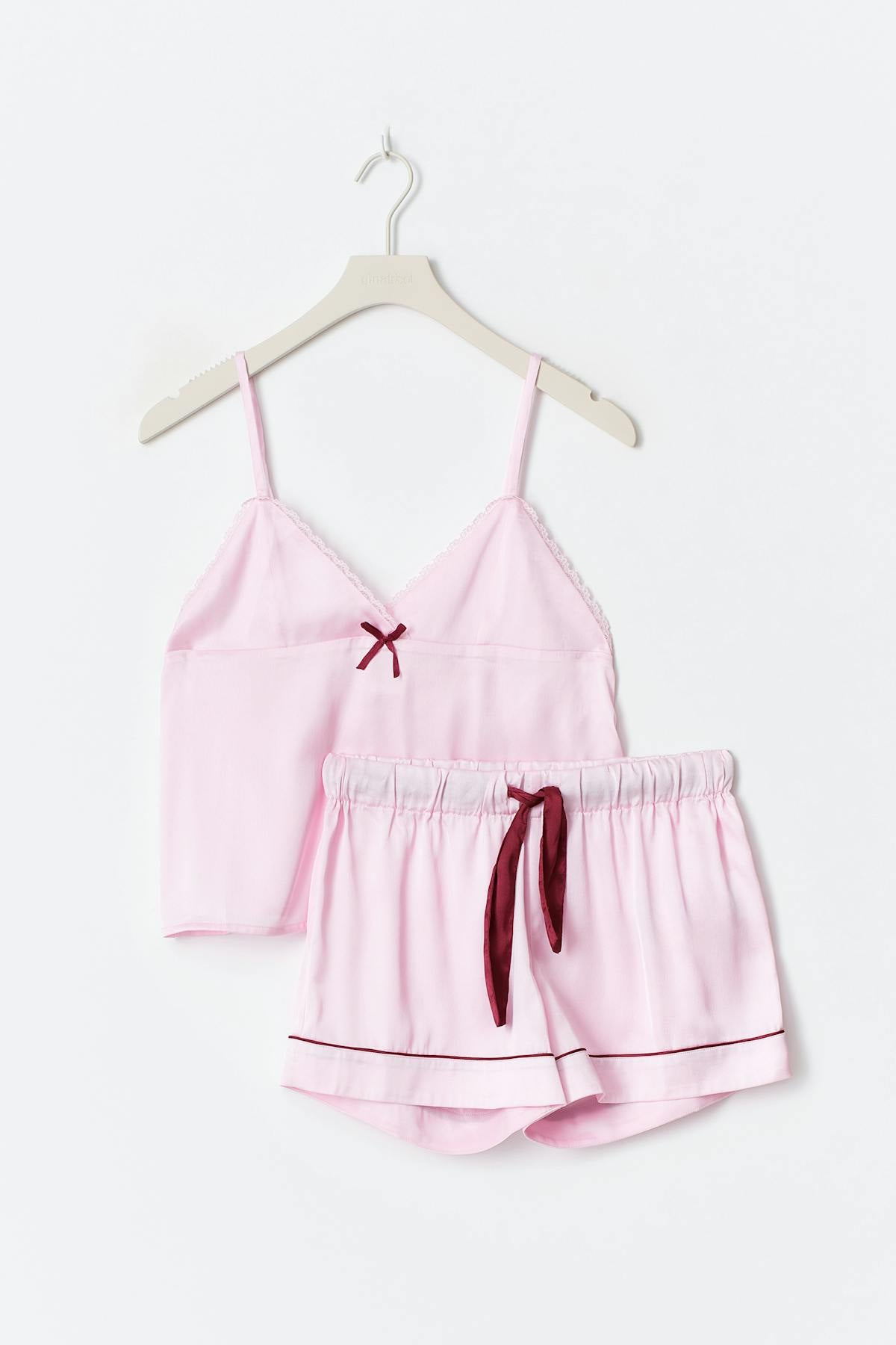 Y satin set - Rose