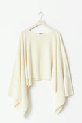 Knitted cape top - Noir
