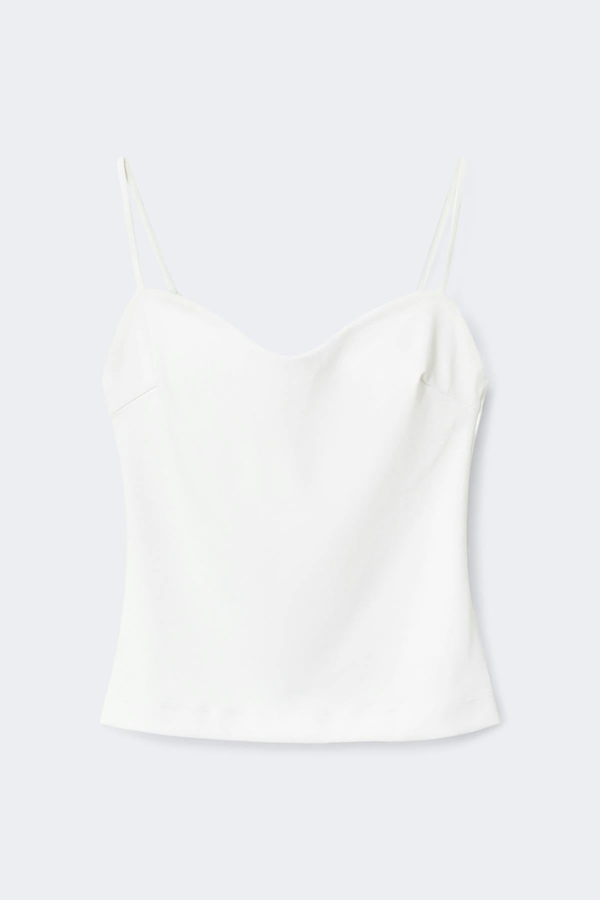 14+ padded singlet - Blanc