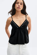 Studs singlet - Blanc cassé
