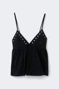 Studs singlet - Noir