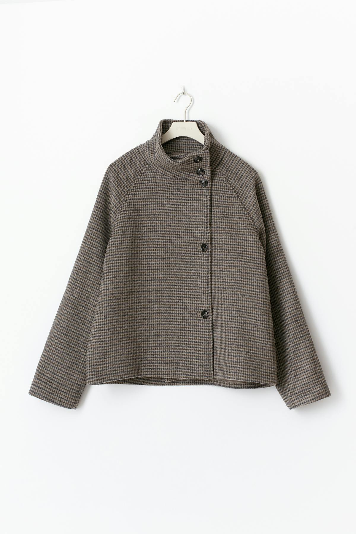 High neck short jacket - Bordeaux