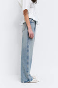 Wide flare jeans - Kaki
