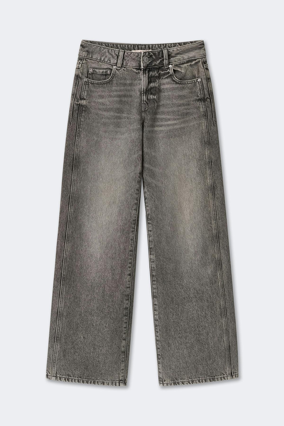 Wide flare jeans - Bleu