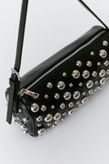 Studded shoulder bag