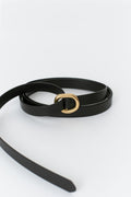 Wrap around belt - Black/silver