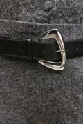 Chunky buckel belt