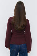 Knitted cotton cardigan - Beige