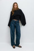 Knitted cape top - Gardenia