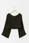 Wide sleeve top - Blanc cassé