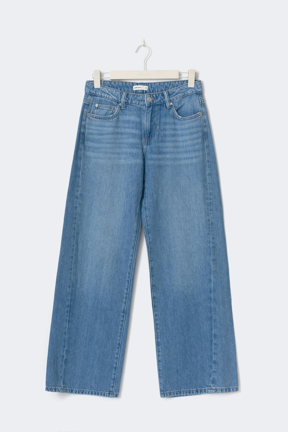Low wide petite jeans - Vintage blue
