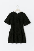 Structured mini dress - Noir