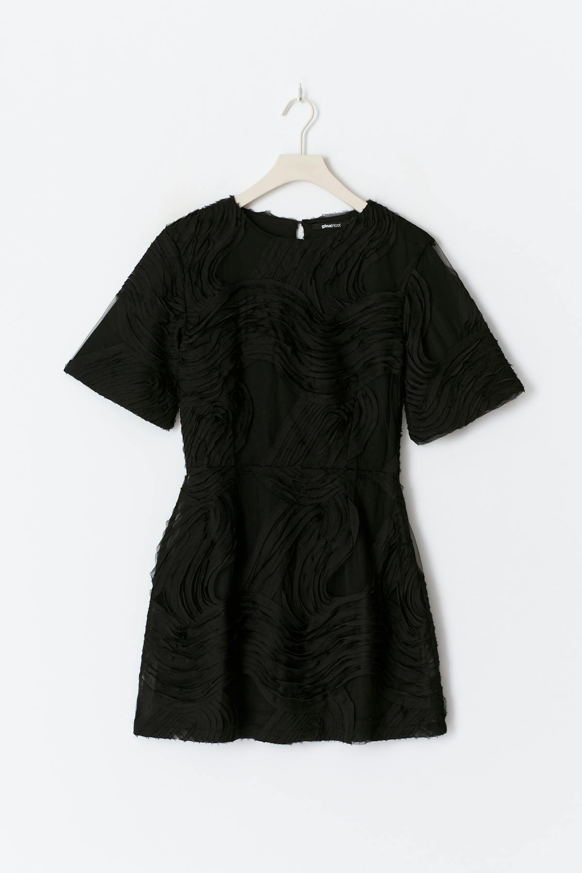 Structured mini dress - Noir