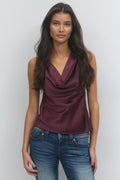 14+ halterneck top - Noir
