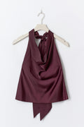 14+ halterneck top - Noir