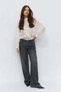 Structured blouse - Creme