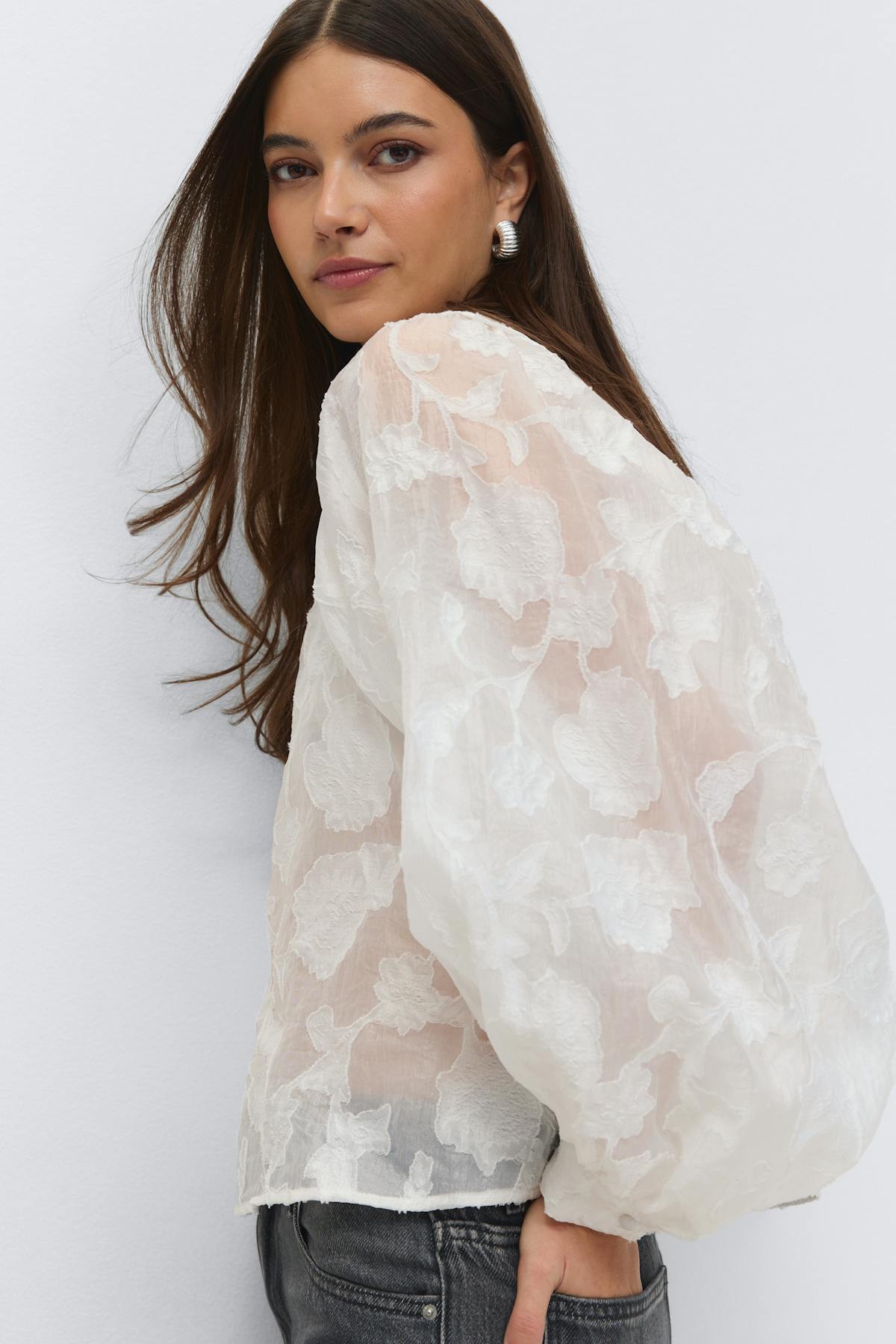 Structured blouse - Noir