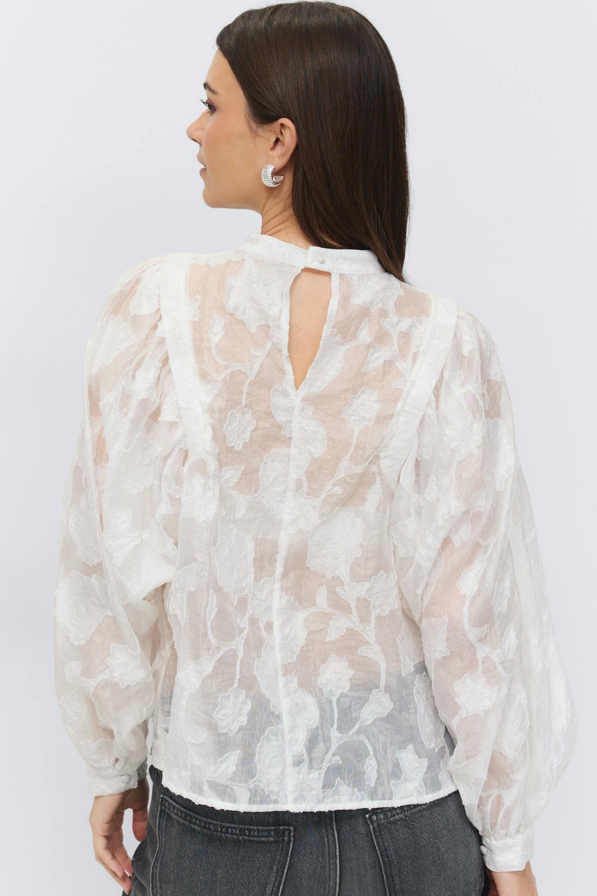 Structured blouse - Creme