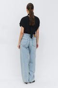 Baggy-crush jeans - Orchid pink