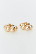 Bubble hoop earrings