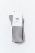 Ribbed socks - Noir