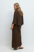Cape dress - Mole