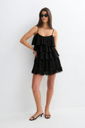 Lace frill singlet - Crème
