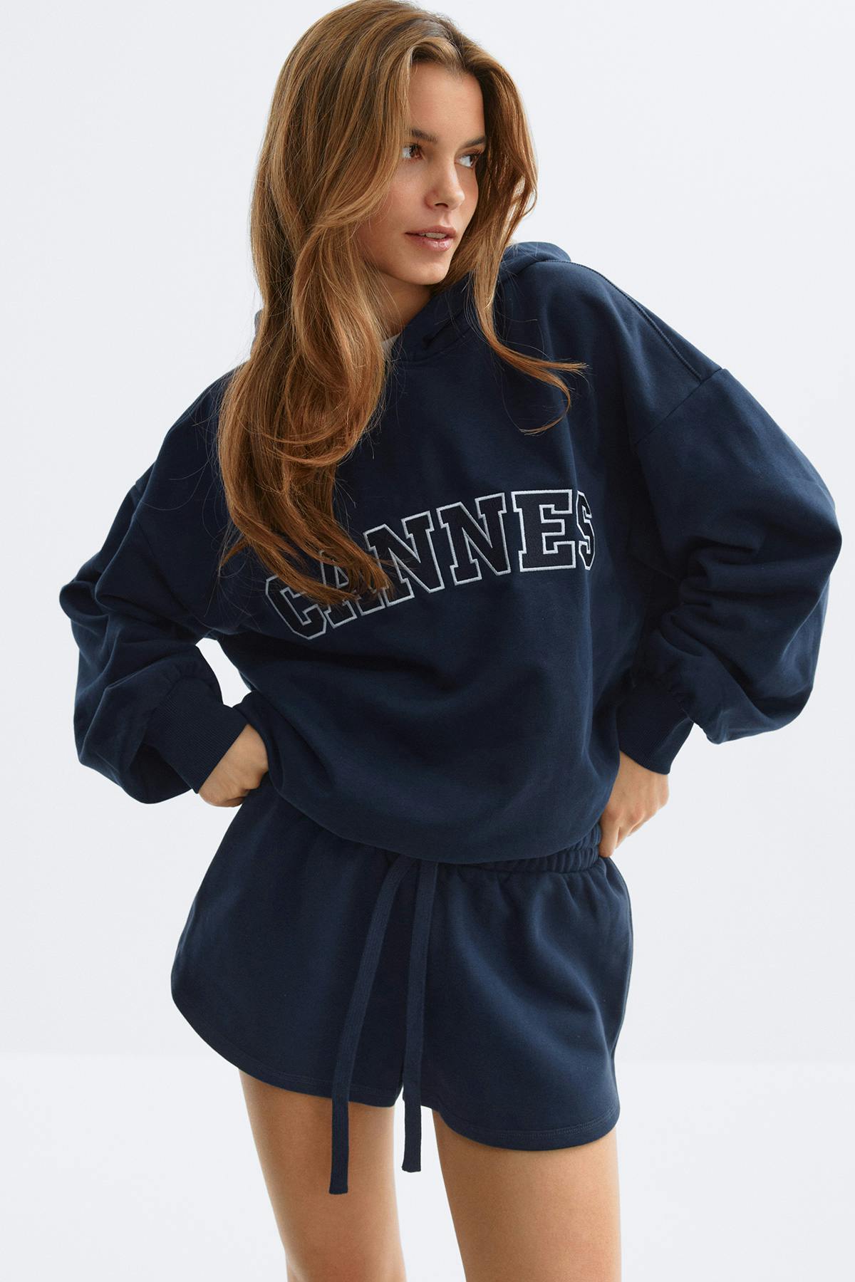 hoodie - Egret