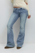 14+ dixie ultra low jeans - Mid blue
