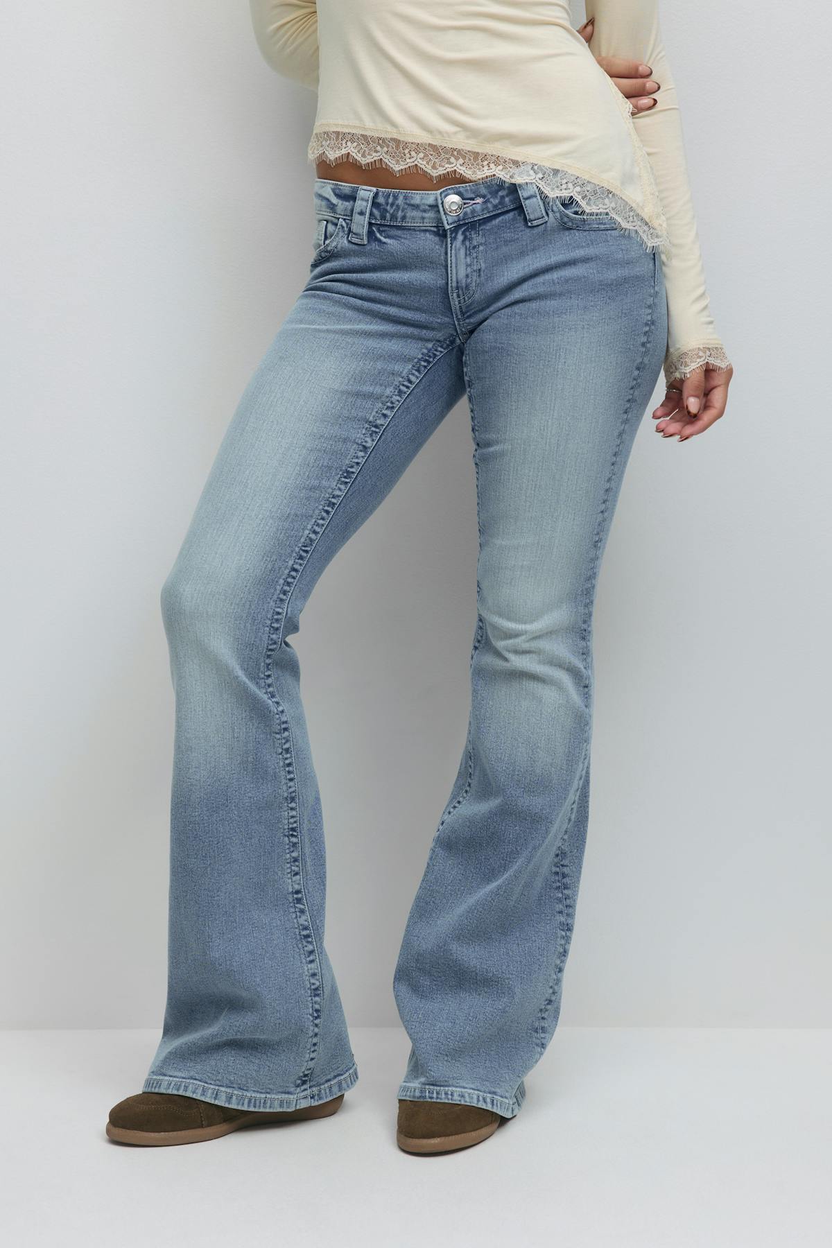 14+ dixie ultra low jeans - Mid blue