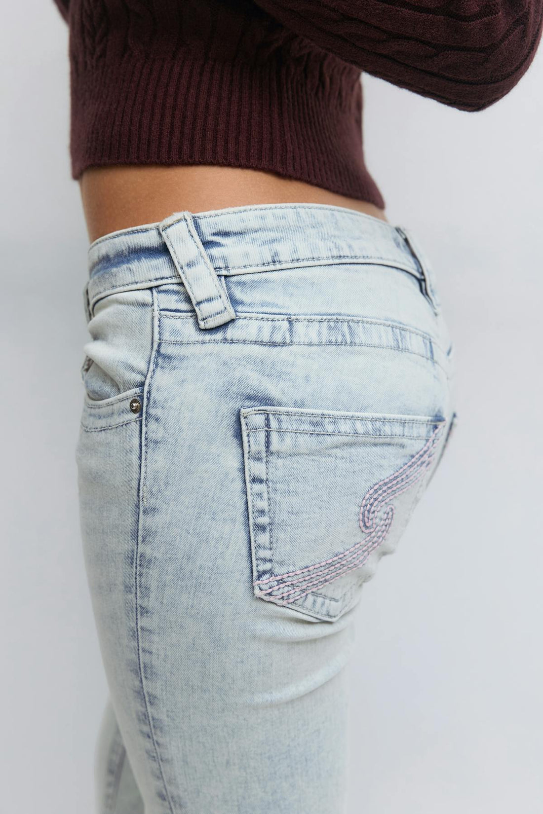 Y dixie low flare jeans - Bleu clair
