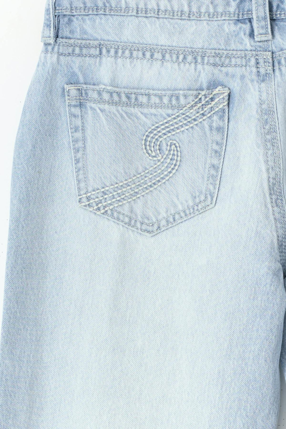 Y low loose bootcut jeans tall - Lt blue destroy