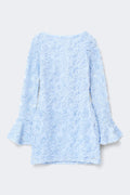Embroidery mini dress - Blanc cassé