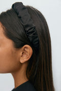 Ruched headband - Noir