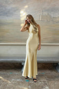 Shawl maxi dress - Violet clair
