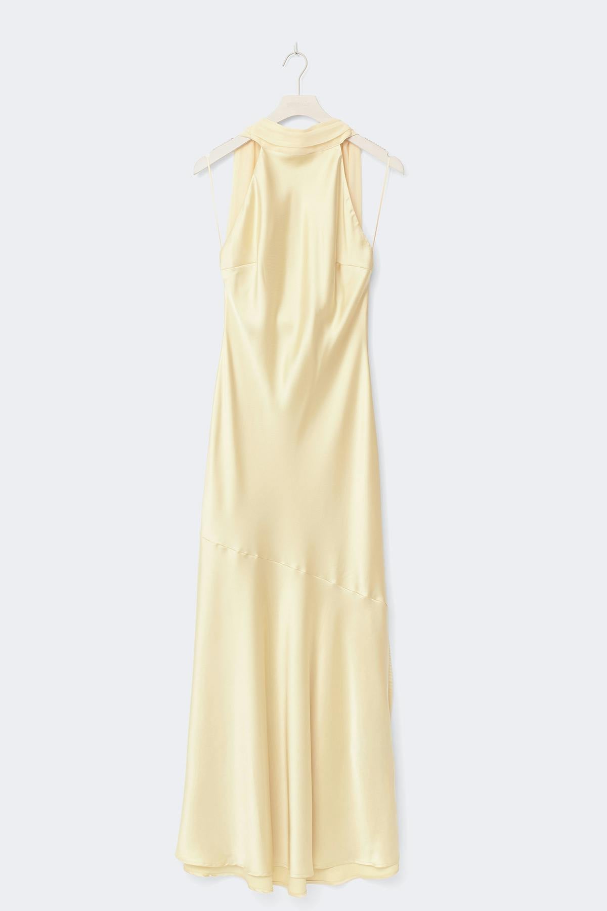 Shawl maxi dress - Noir
