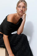 Slouchy top - Noir