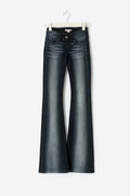 14+ low rhinestone jeans tall - Blue/black