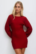 knitted dress - New camel