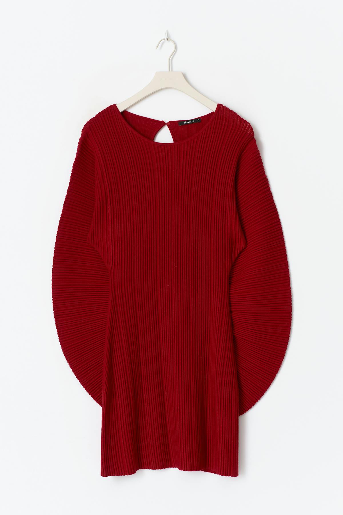 knitted dress - New camel