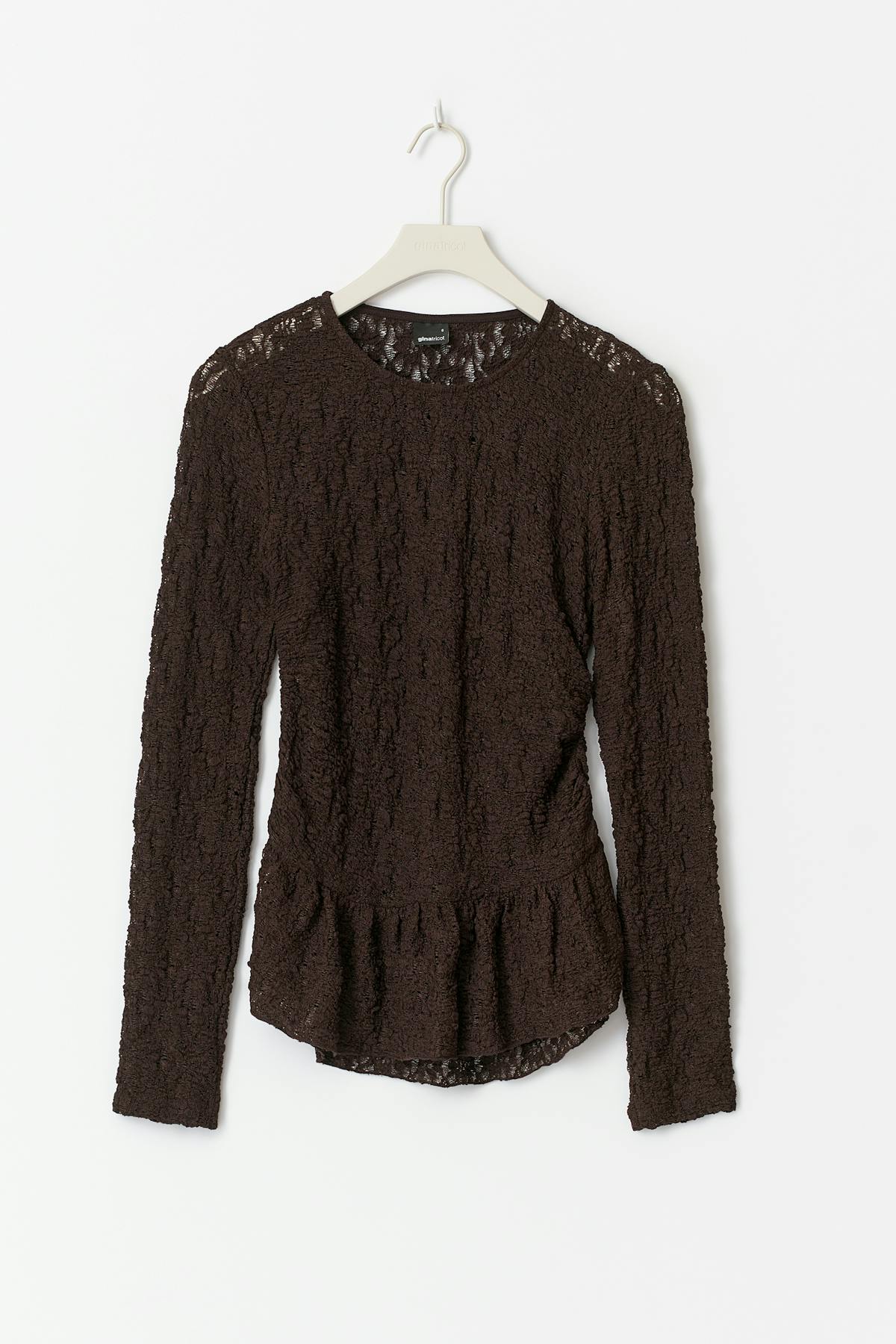Lace peplum top - Mole