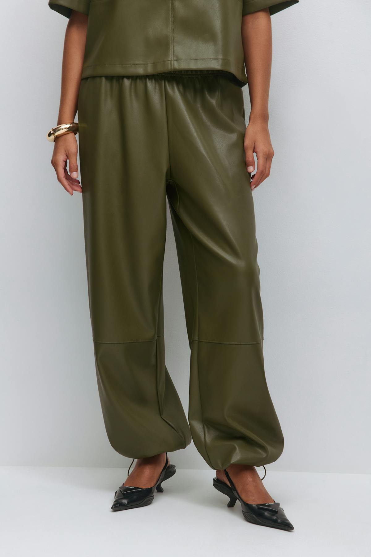 Pu balloon trousers - Sea turtle