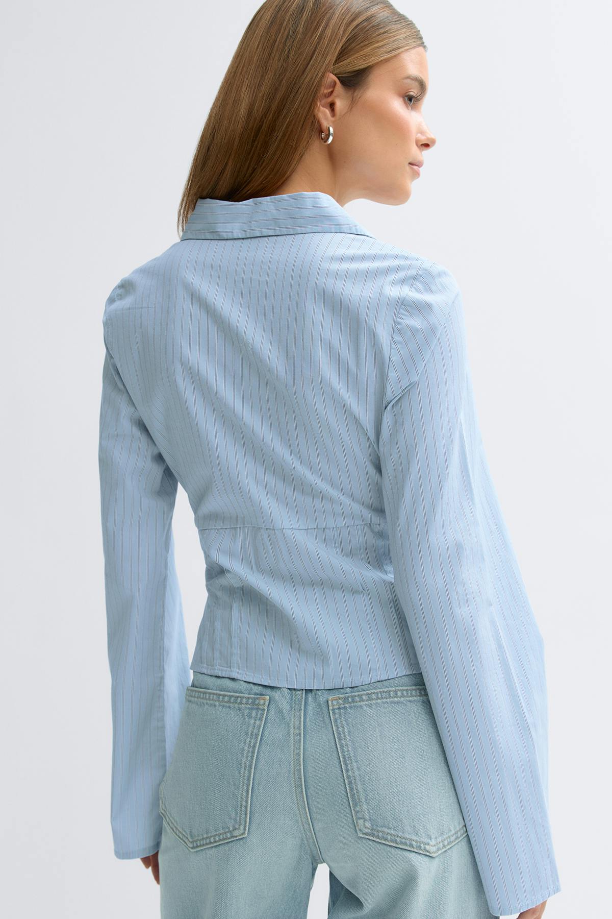 Shaped shirt - Pink stripe