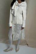 Lace apron skirt